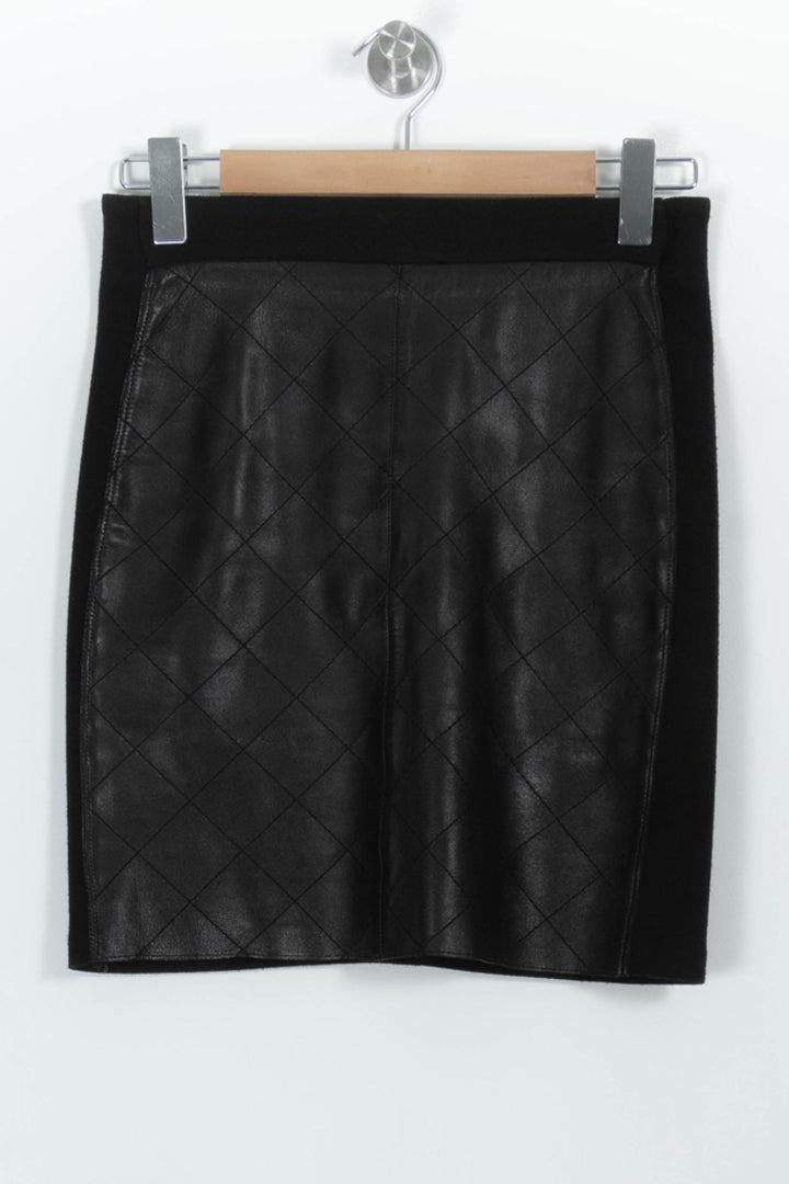 Jupe Courte Noire - Taille S/36 de la marque Sandro | PARAD100857 - Vendu par Paradigme - Image 2