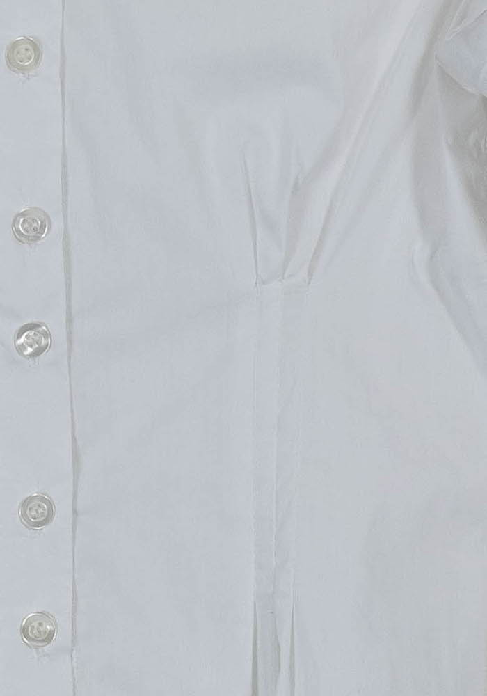 Chemisier Blanc - Taille M/38 de la marque La Fée Maraboutée | PARAD100860 - Vendu par Paradigme - Image 3
