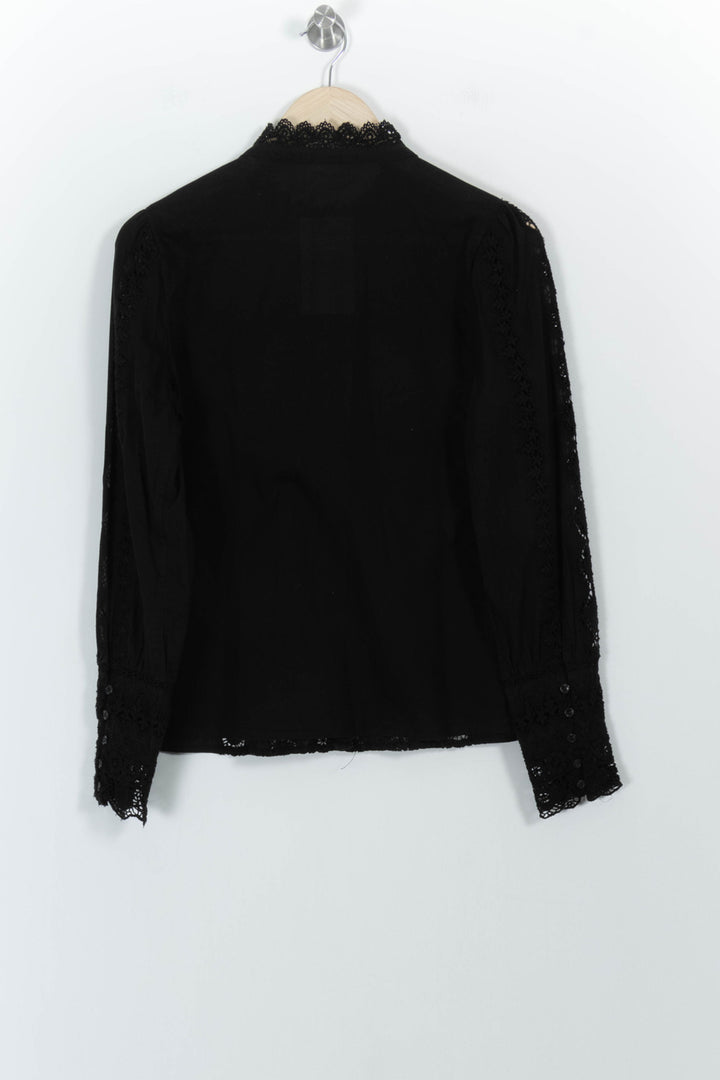 Blouse Noire - Taille M/38 de la marque Sézane | PARAD100865 - Vendu par Paradigme - Image 4