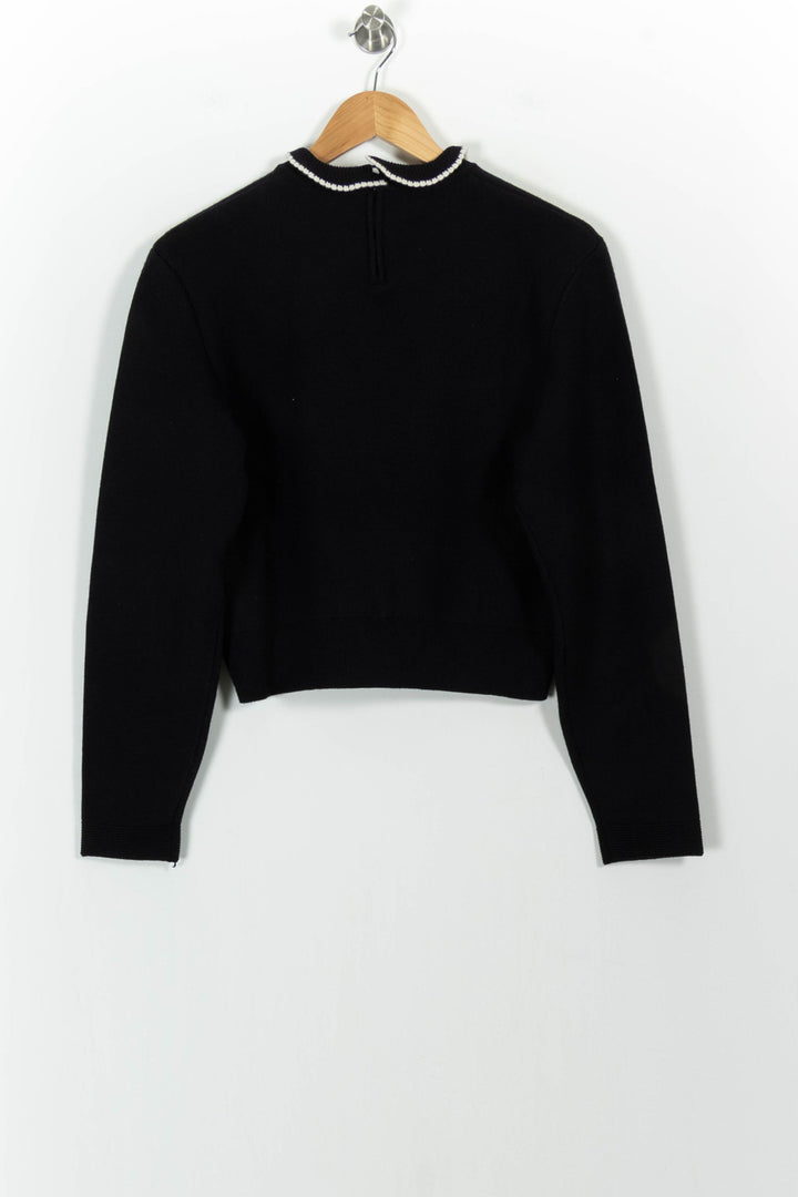Pull Noir et Blanc - Taille L/40 de la marque Sandro | PARAD100866 - Vendu par Paradigme - Image 4