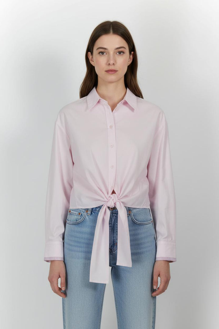 Chemise Rose - Taille S/36 de la marque Maje | PARAD100868 - Vendu par Paradigme - Image 1