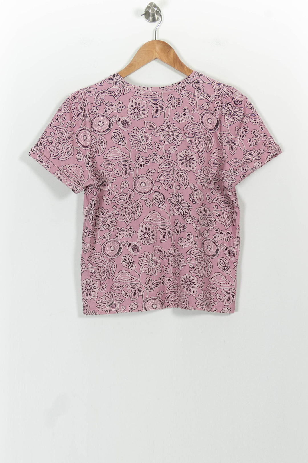 Tee-shirt Rose - Taille S/36 de la marque Tara Jarmon | PARAD100869 - Vendu par Paradigme - Image 4