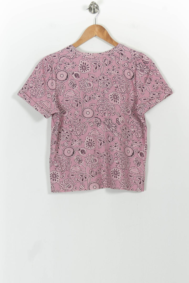 Tee-shirt Rose - Taille S/36 de la marque Tara Jarmon | PARAD100869 - Vendu par Paradigme - Image 4