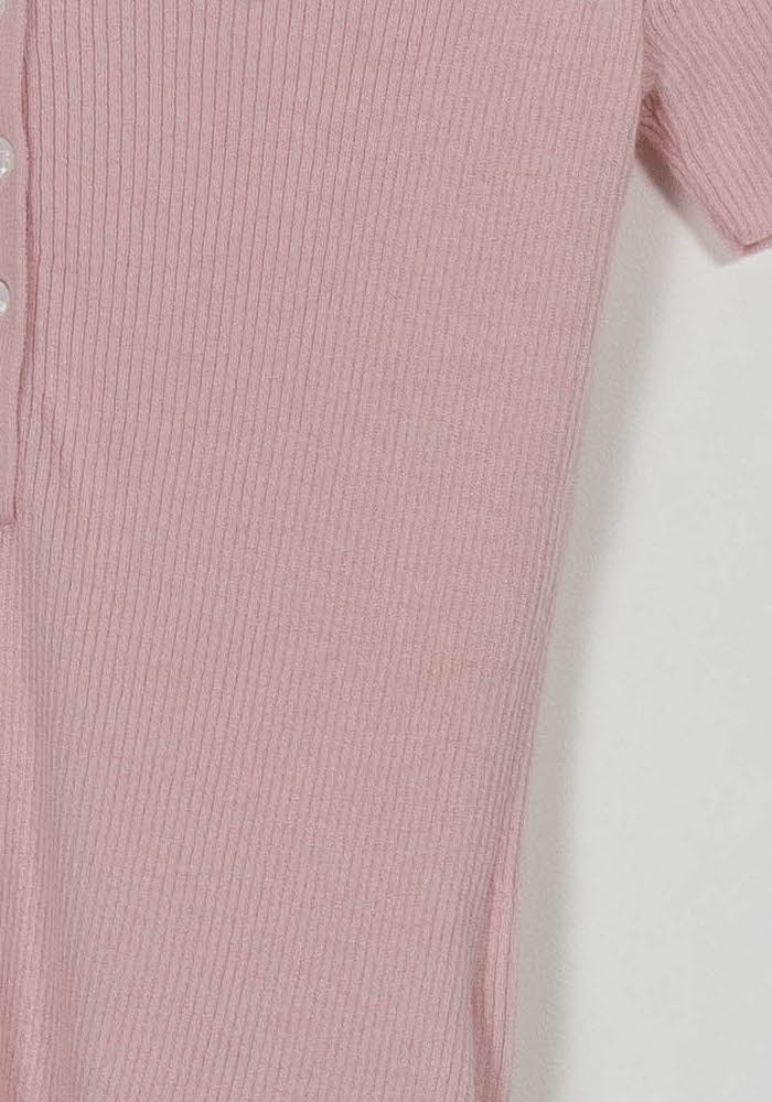 Polo Rose - Taille S/36 de la marque Maje | PARAD100870 - Vendu par Paradigme - Image 3