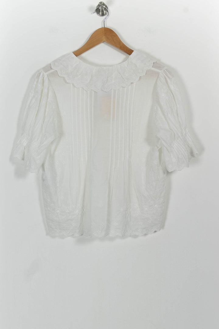 Blouse Blanche - Taille S/36 de la marque Pablo | PARAD100873 - Vendu par Paradigme - Image 4