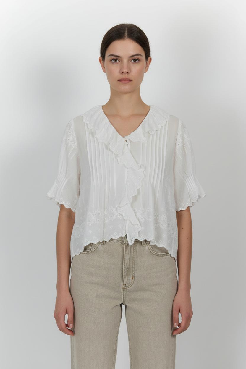 Blouse Blanche - Taille S/36 de la marque Pablo | PARAD100873 - Vendu par Paradigme - Image 1