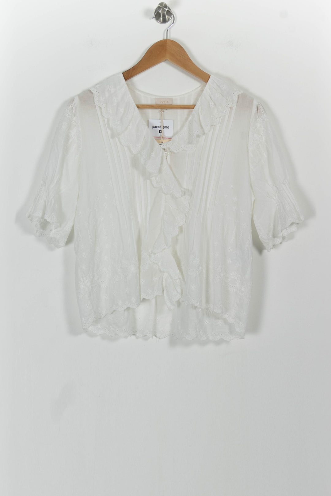 Blouse Blanche - Taille S/36 de la marque Pablo | PARAD100873 - Vendu par Paradigme - Image 2