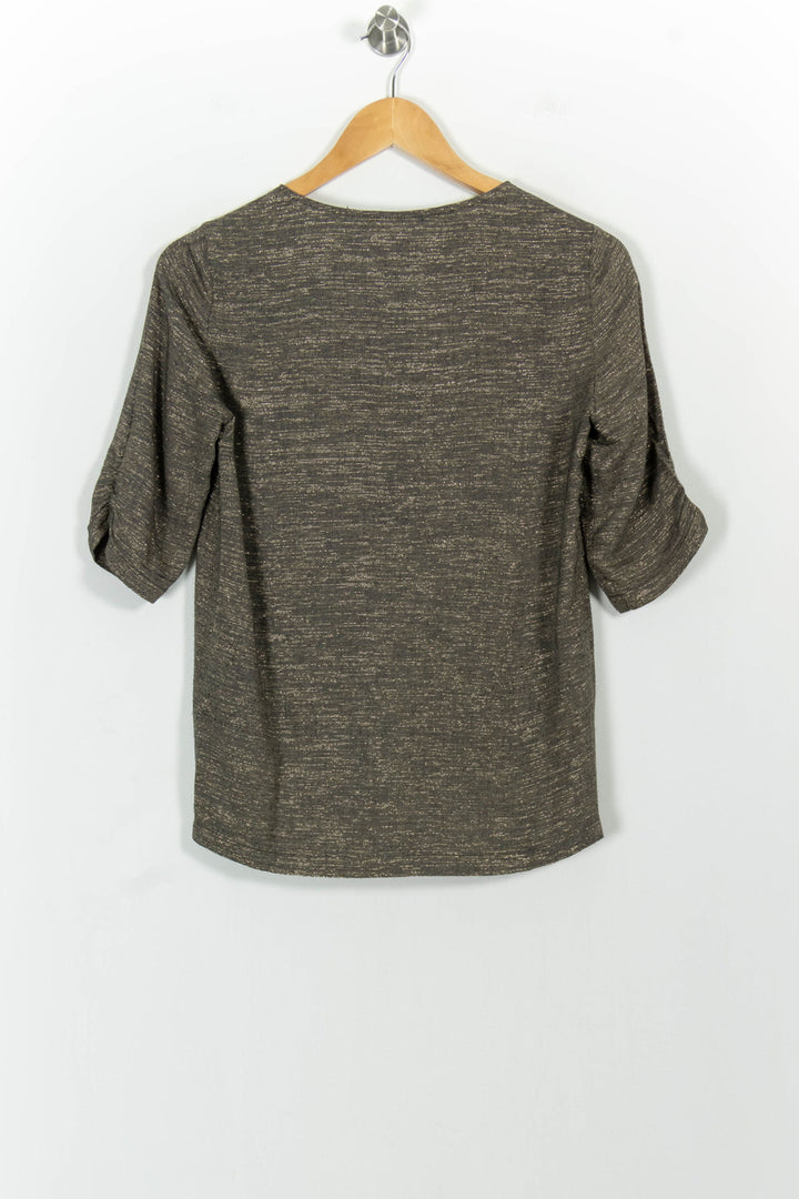 Blouse Or - Taille XS/34 de la marque Sessùn | PARAD100878 - Vendu par Paradigme - Image 4