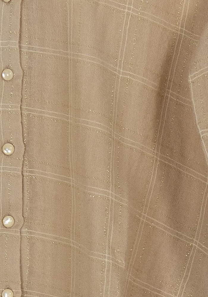 Blouse Beige - Taille XS/34 de la marque Des petits hauts | PARAD100881 - Vendu par Paradigme - Image 3