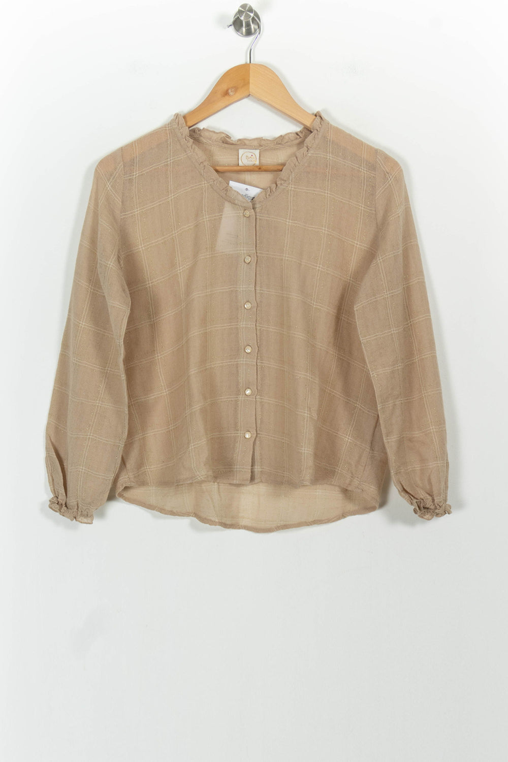 Blouse Beige - Taille XS/34 de la marque Des petits hauts | PARAD100881 - Vendu par Paradigme - Image 2
