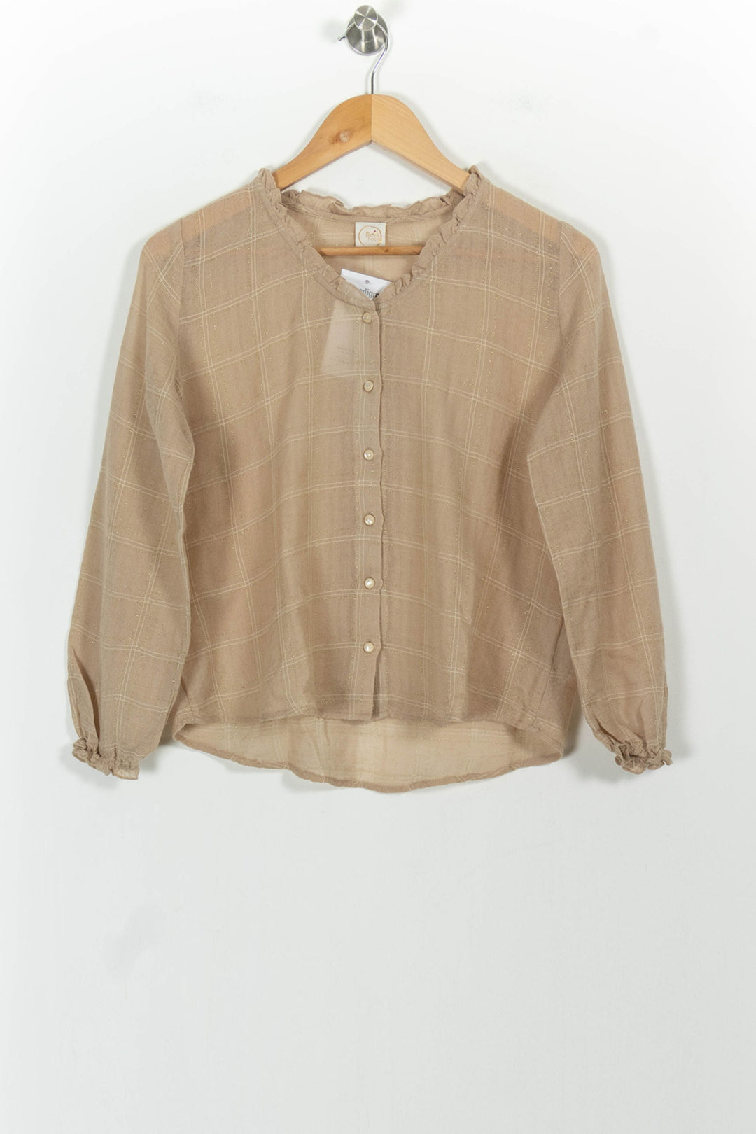 Blouse Beige - Taille XS/34 de la marque Des petits hauts | PARAD100881 - Vendu par Paradigme - Image 2