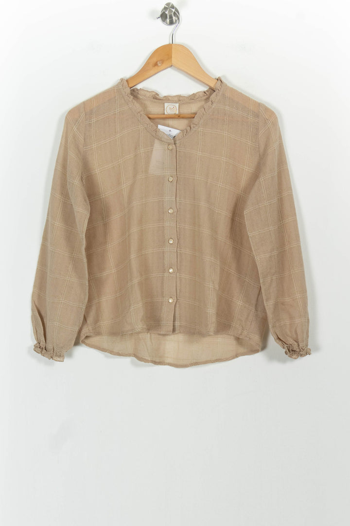 Blouse Beige - Taille XS/34 de la marque Des petits hauts | PARAD100881 - Vendu par Paradigme - Image 2