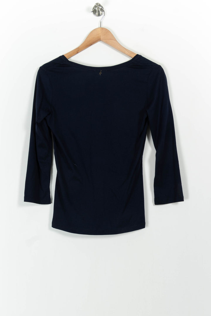Tee-shirt Manches Trois-Quarts Bleu - Taille XS/34 de la marque One Step | PARAD100883 - Vendu par Paradigme - Image 4