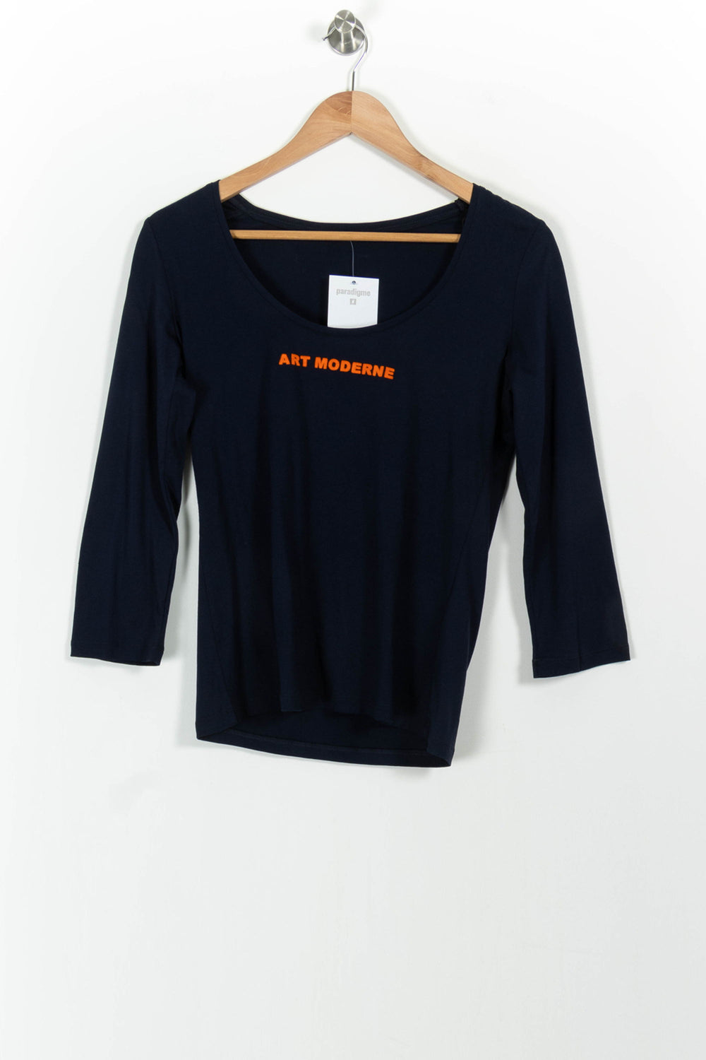 Tee-shirt Manches Trois-Quarts Bleu - Taille XS/34 de la marque One Step | PARAD100883 - Vendu par Paradigme - Image 2