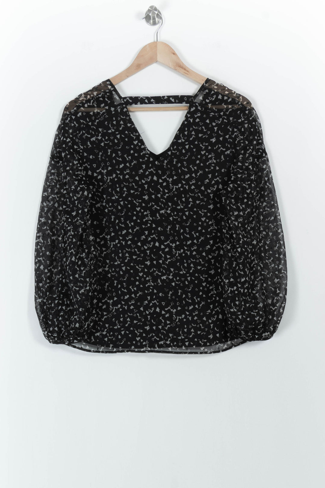 Blouse Noire et Blanche - Taille S/36 de la marque One Step | PARAD100886 - Vendu par Paradigme - Image 4