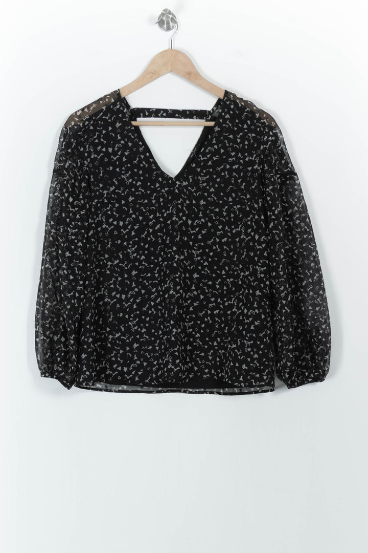 Blouse Noire et Blanche - Taille S/36 de la marque One Step | PARAD100886 - Vendu par Paradigme - Image 2