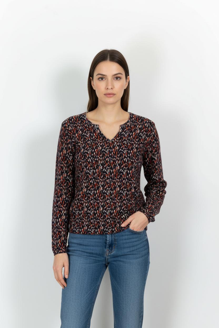 Pull Multicolore - Taille XS/34 de la marque One Step | PARAD100888 - Vendu par Paradigme - Image 1