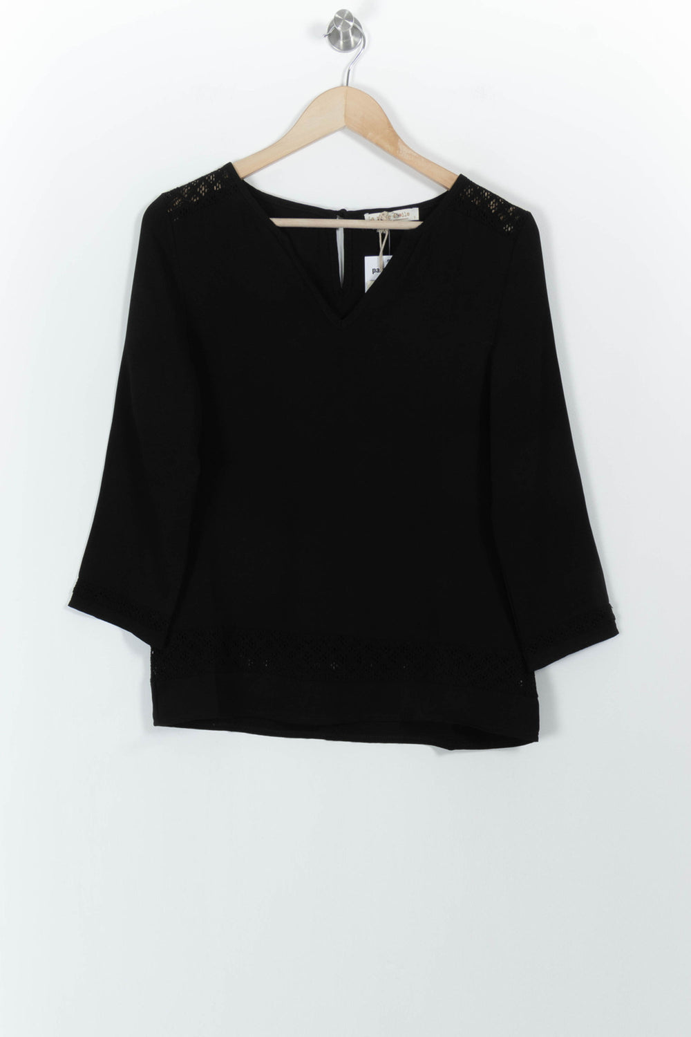 Blouse Noire - Taille S/36 de la marque La Petite Etoile | PARAD100889 - Vendu par Paradigme - Image 2