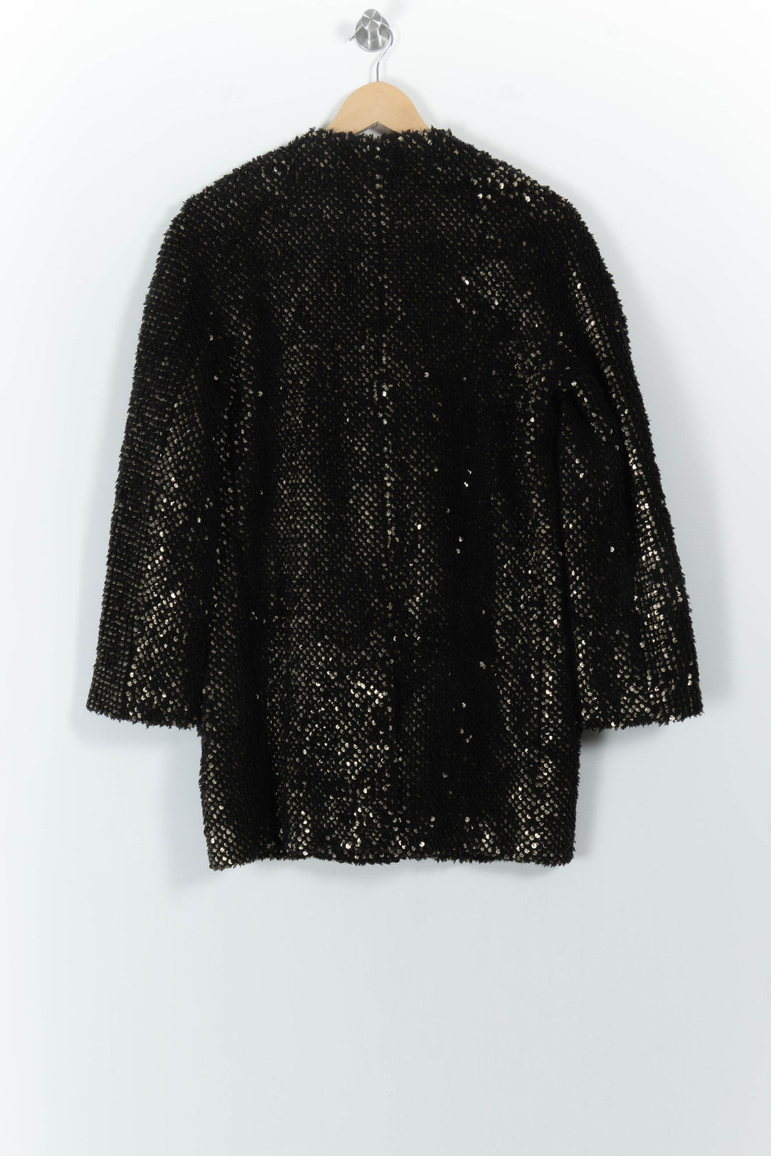 Manteau Noir et Doré - Taille S/36 de la marque Suncoo | PARAD100890 - Vendu par Paradigme - Image 4