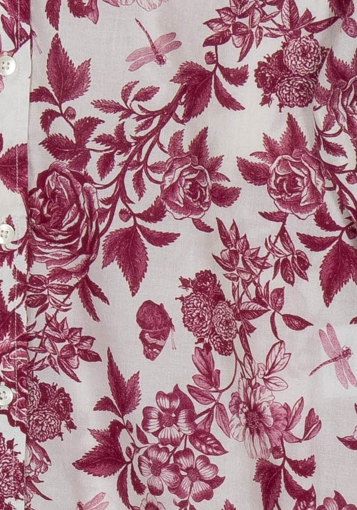 Chemise Blanche et Bordeaux - Taille XS/34 de la marque Sézane | PARAD100891 - Vendu par Paradigme - Image 3