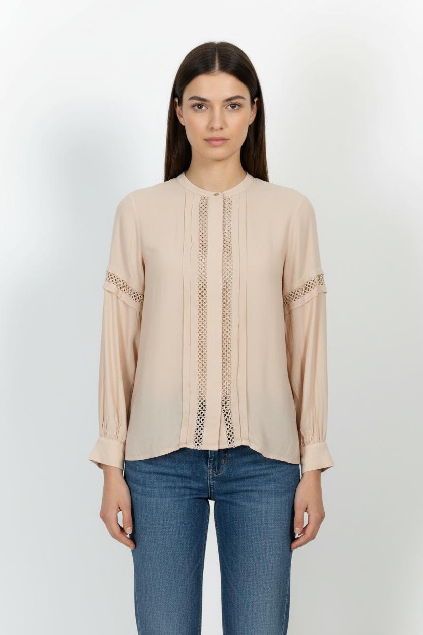 Blouse Rose - Taille S/36 de la marque Suncoo | PARAD100892 - Vendu par Paradigme - Image 1