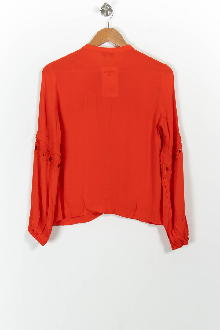 Blouse Rouge - Taille S/36 de la marque Suncoo | PARAD100893 - Vendu par Paradigme - Image 4