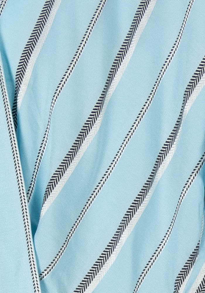 Combishort Bleu à Rayures - Taille S/36 de la marque Maje | PARAD100894 - Vendu par Paradigme - Image 3