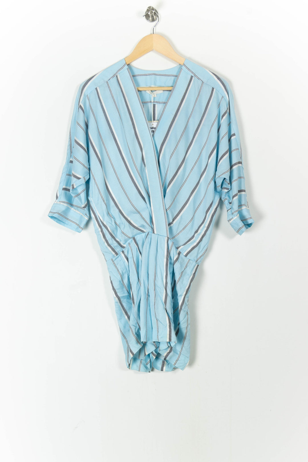 Combishort Bleu à Rayures - Taille S/36 de la marque Maje | PARAD100894 - Vendu par Paradigme - Image 2