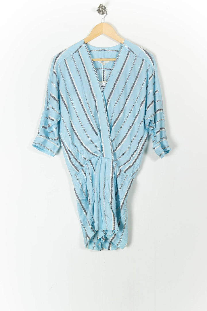 Combishort Bleu à Rayures - Taille S/36 de la marque Maje | PARAD100894 - Vendu par Paradigme - Image 2