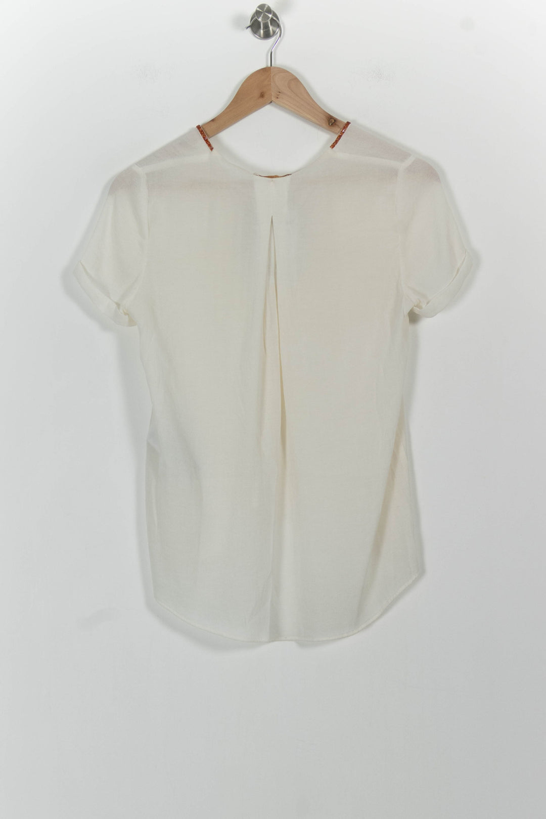 Blouse Beige - Taille S/36 de la marque Maje | PARAD100896 - Vendu par Paradigme - Image 4
