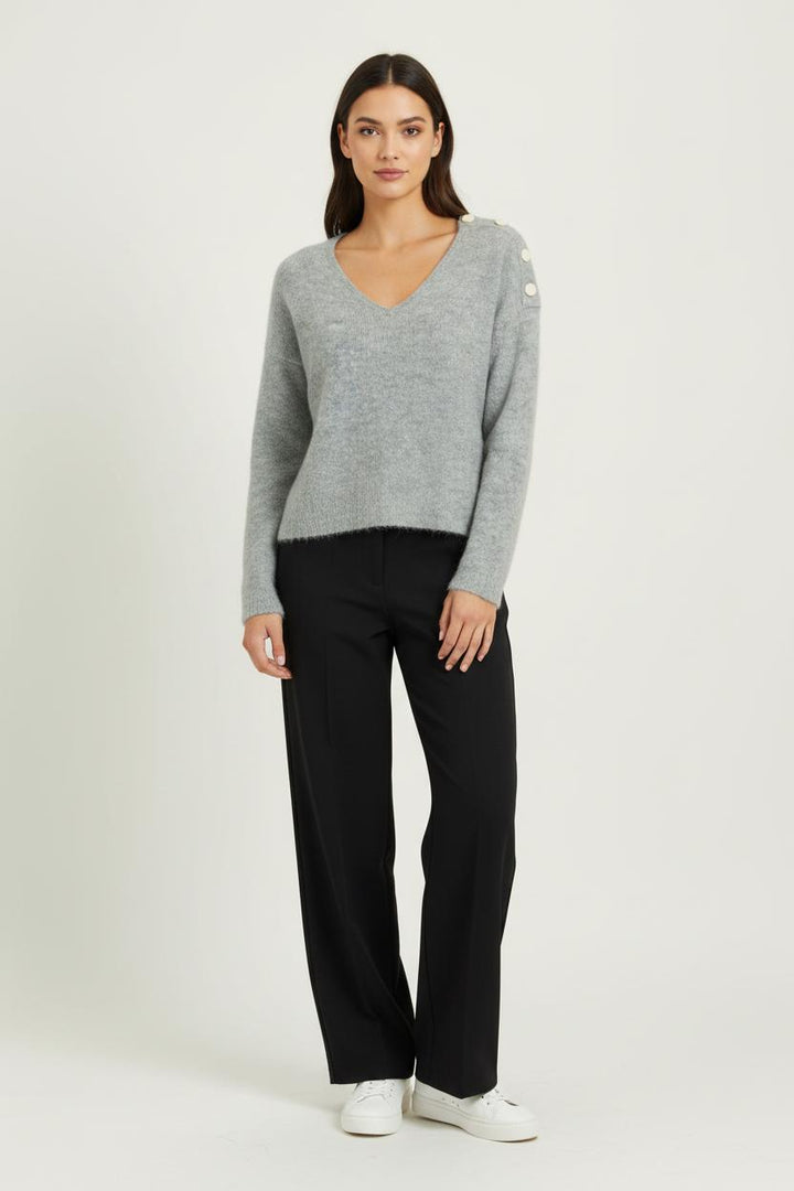 Pull Gris - Taille S/36 de la marque Sézane | PARAD100898 - Vendu par Paradigme - Image 1