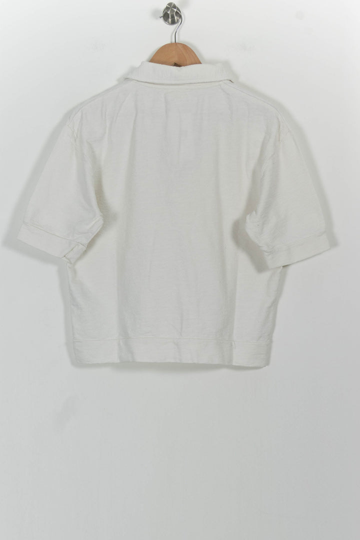 Polo Blanc - Taille M/38 de la marque Maison 123 | PARAD100902 - Vendu par Paradigme - Image 4