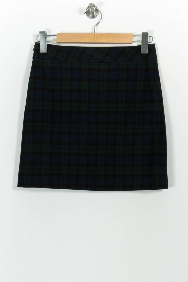 Jupe Écossaise Bleu et Vert - Taille S/36 de la marque Kookai | PARAD100904 - Vendu par Paradigme - Image 4
