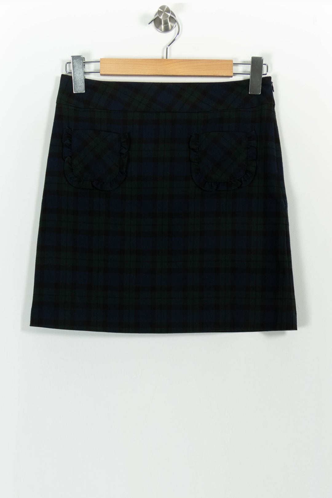 Jupe Écossaise Bleu et Vert - Taille S/36 de la marque Kookai | PARAD100904 - Vendu par Paradigme - Image 2