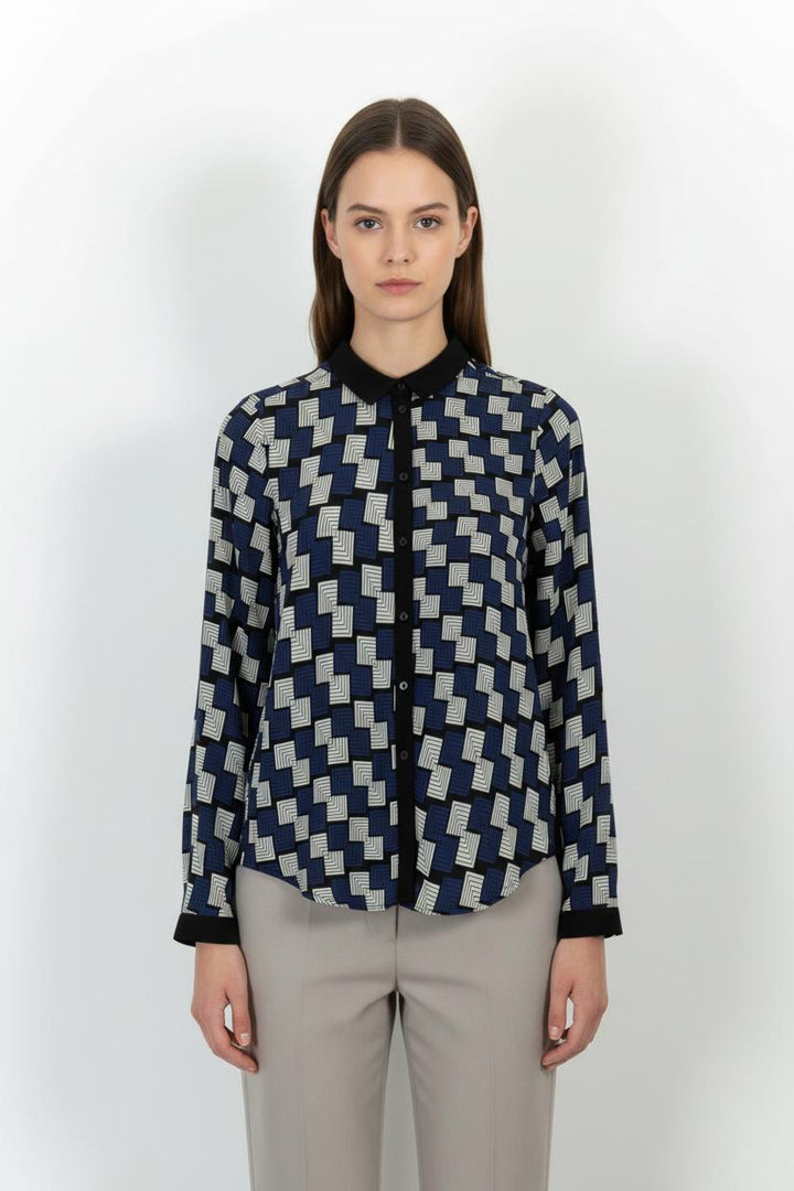 Chemise Bleu et Blanc - Taille XS/34 de la marque Kookai | PARAD100905 - Vendu par Paradigme - Image 1