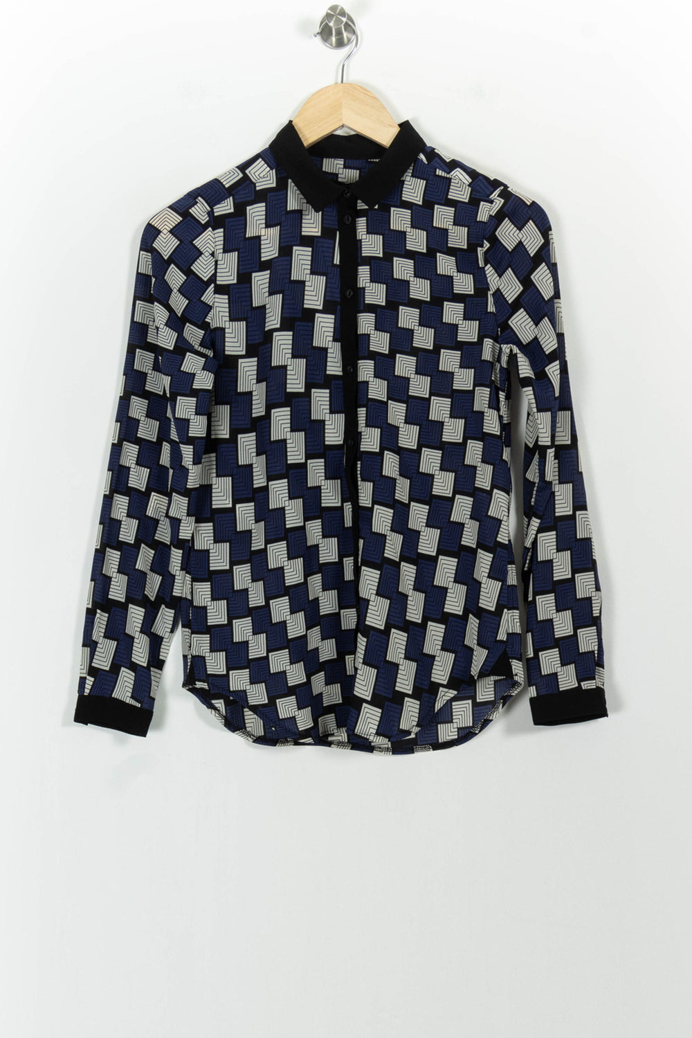 Chemise Bleu et Blanc - Taille XS/34 de la marque Kookai | PARAD100905 - Vendu par Paradigme - Image 2