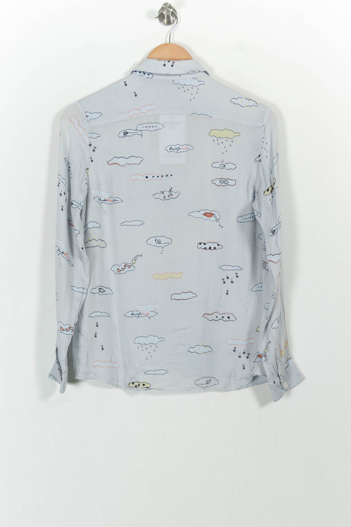 Chemise Grise - Taille S/36 de la marque Paul & Joe Sister | PARAD100906 - Vendu par Paradigme - Image 4