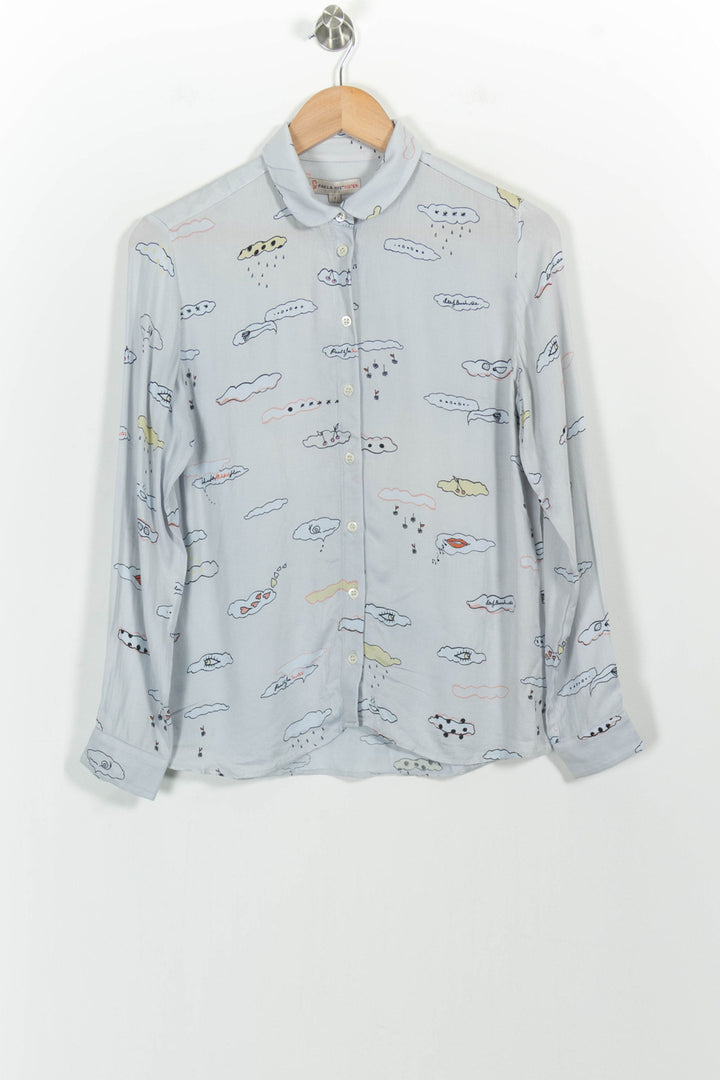 Chemise Grise - Taille S/36 de la marque Paul & Joe Sister | PARAD100906 - Vendu par Paradigme - Image 2