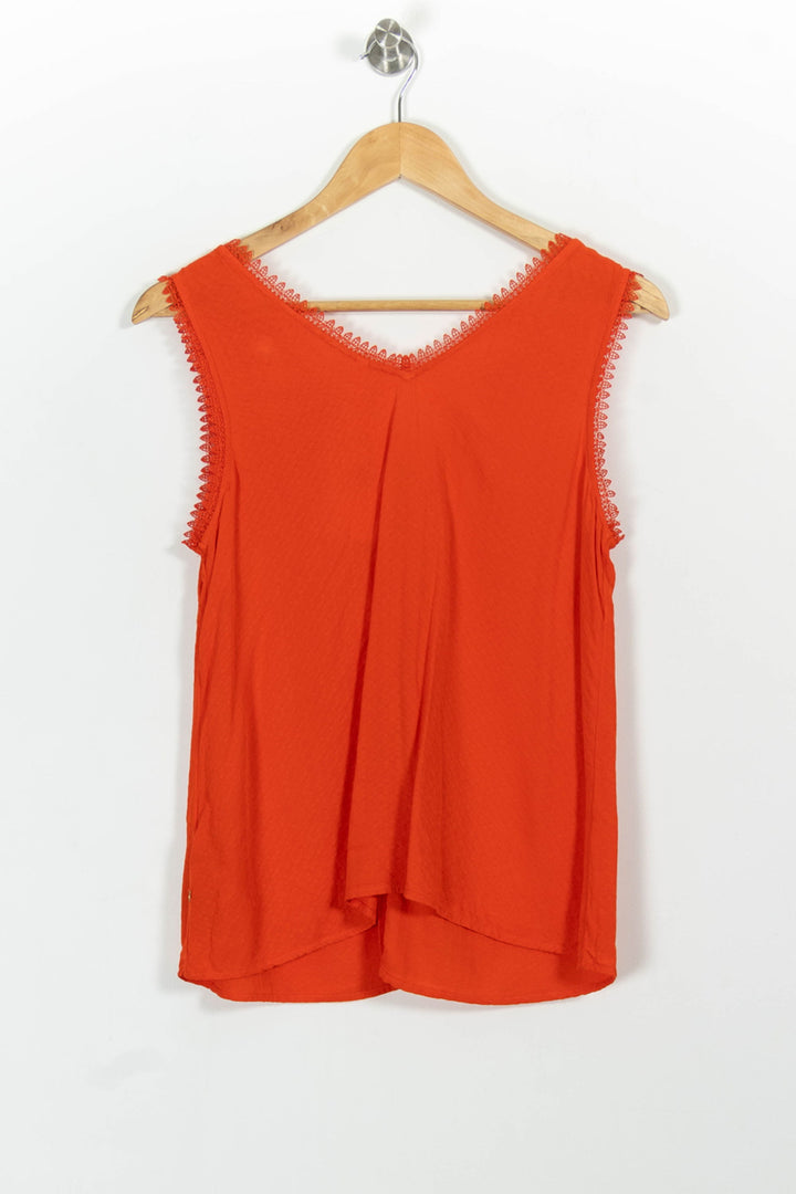 Débardeur Orange - Taille S/36 de la marque I.Code | PARAD100907 - Vendu par Paradigme - Image 4