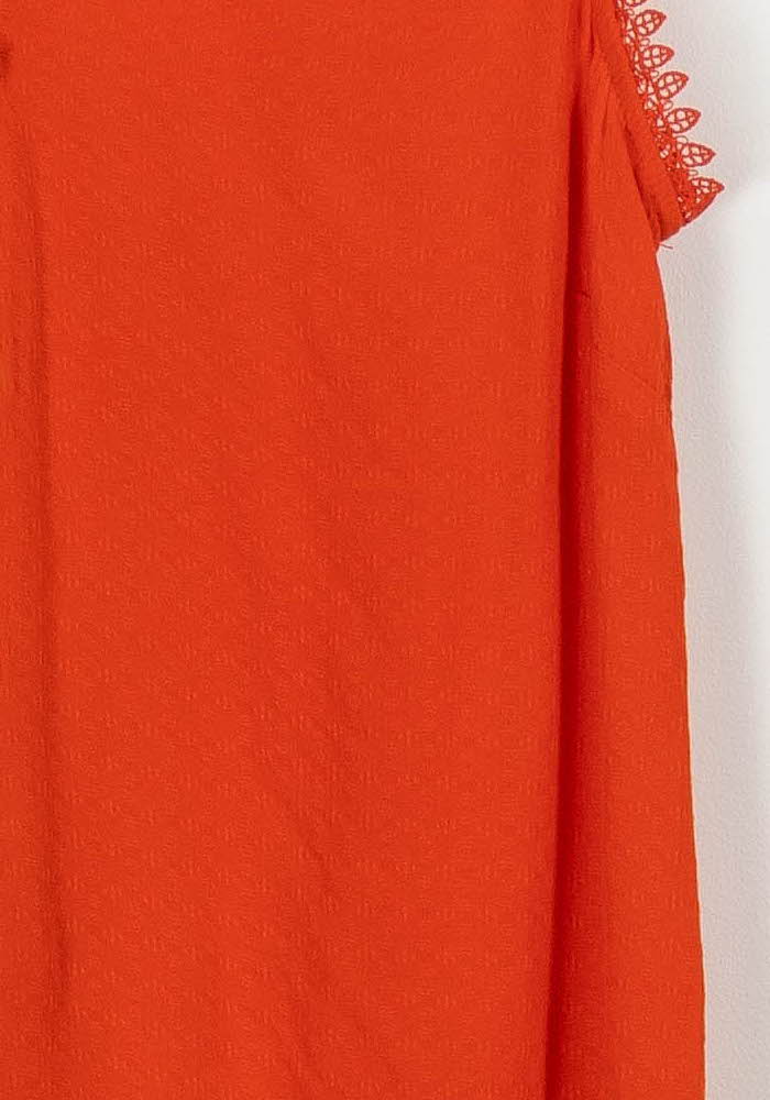 Débardeur Orange - Taille S/36 de la marque I.Code | PARAD100907 - Vendu par Paradigme - Image 3