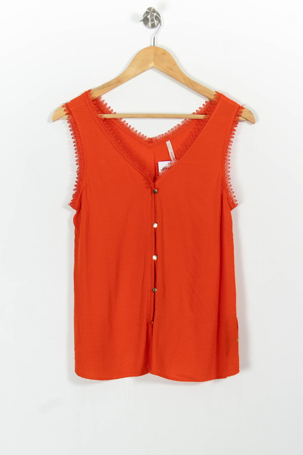 Débardeur Orange - Taille S/36 de la marque I.Code | PARAD100907 - Vendu par Paradigme - Image 2
