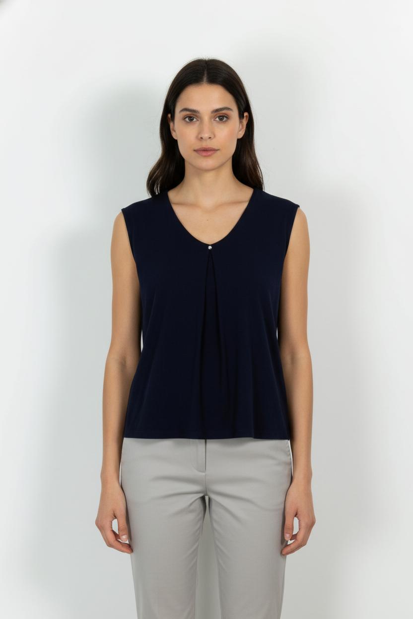 Débardeur Bleu - Taille L/40 de la marque Maison 123 | PARAD100908 - Vendu par Paradigme - Image 1