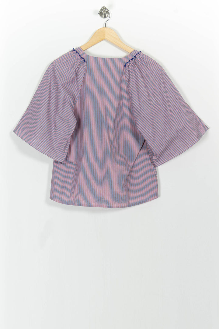Blouse Rose et Bleue - Taille XS/34 de la marque Karl Marc John | PARAD100909 - Vendu par Paradigme - Image 4