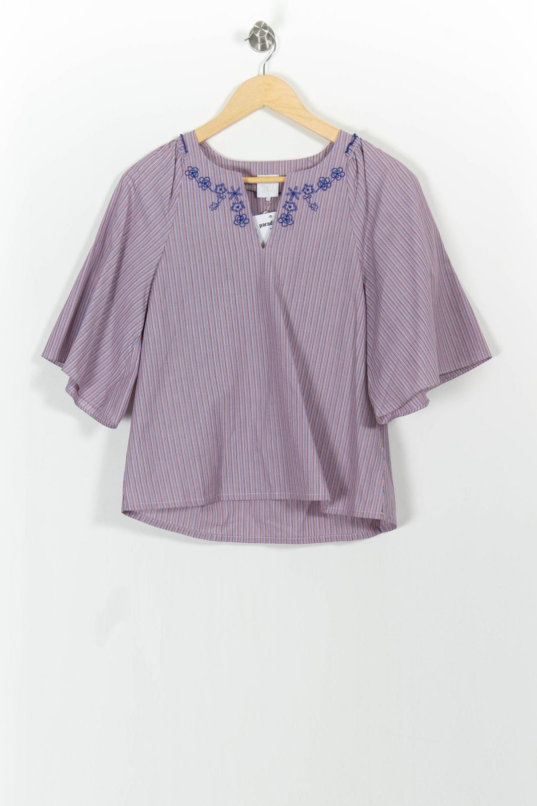 Blouse Rose et Bleue - Taille XS/34 de la marque Karl Marc John | PARAD100909 - Vendu par Paradigme - Image 2