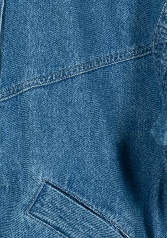 Veste en Jean Bleue - Taille S/36 de la marque Des petits hauts | PARAD100911 - Vendu par Paradigme - Image 3