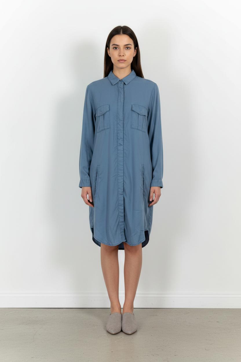 Robe Chemise Bleue - Taille XS/34 de la marque The Kooples - Sport | PARAD100912 - Vendu par Paradigme - Image 1