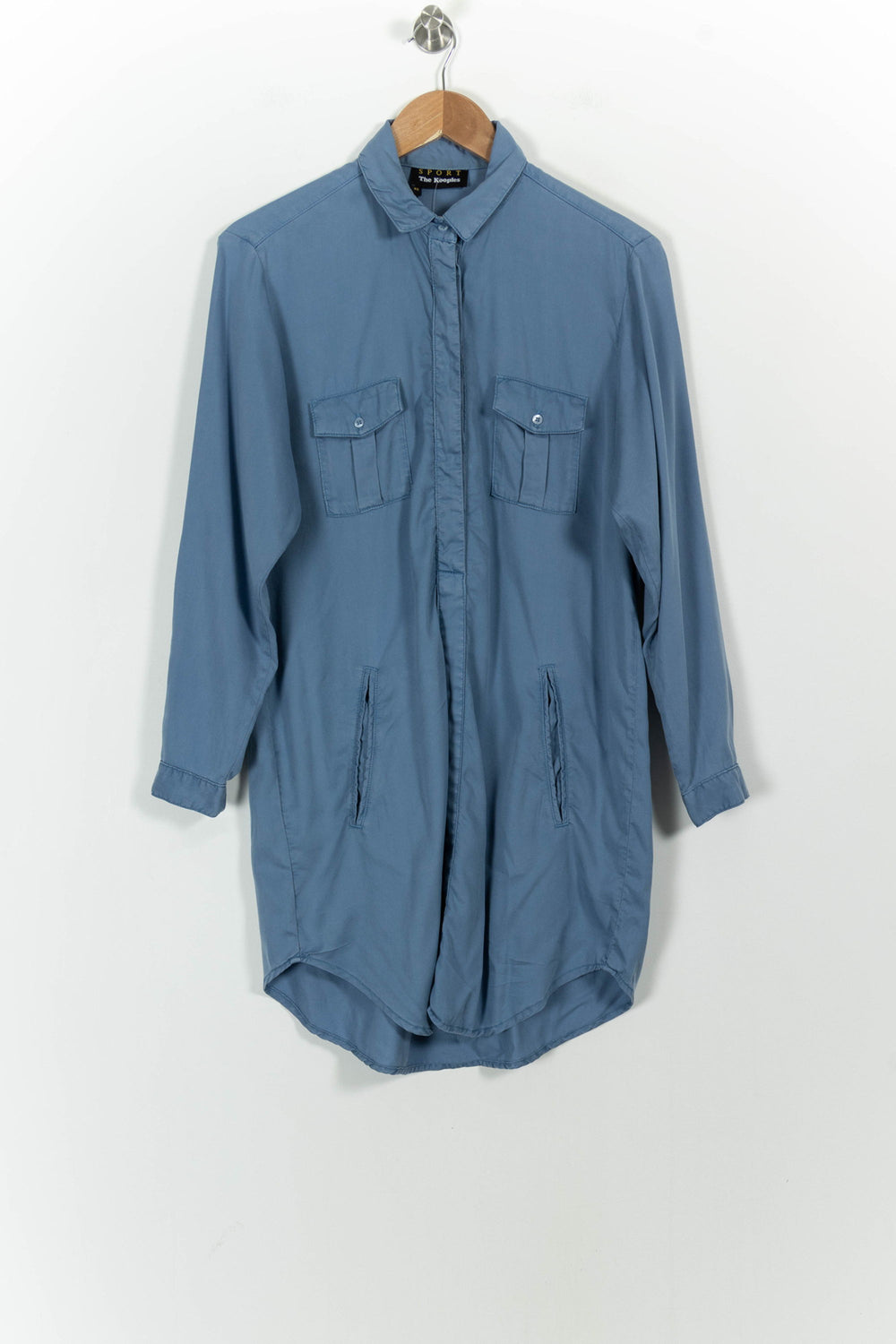 Robe Chemise Bleue - Taille XS/34 de la marque The Kooples - Sport | PARAD100912 - Vendu par Paradigme - Image 2