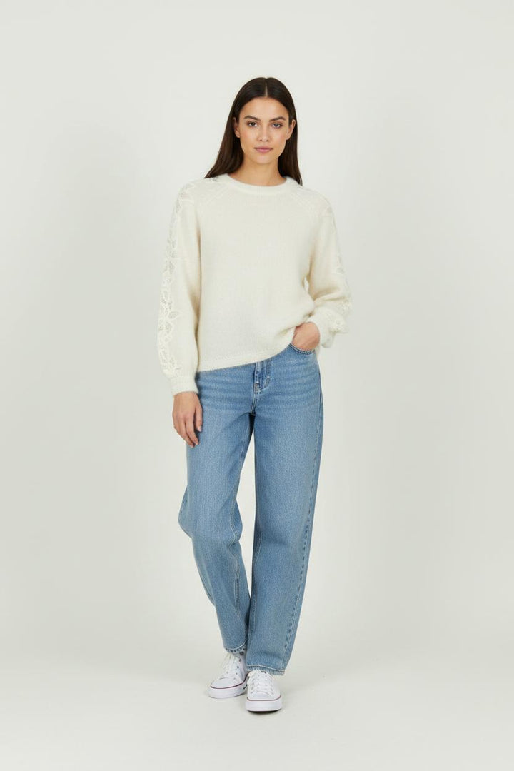 Pull Blanc - Taille S/36 de la marque Sézane | PARAD100914 - Vendu par Paradigme - Image 1