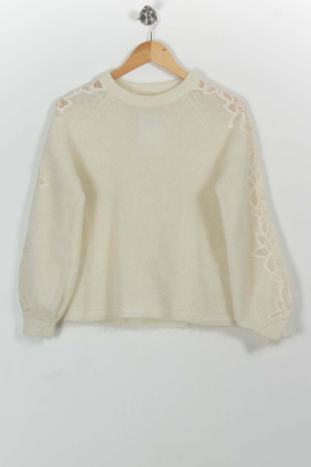 Pull Blanc - Taille S/36 de la marque Sézane | PARAD100914 - Vendu par Paradigme - Image 2
