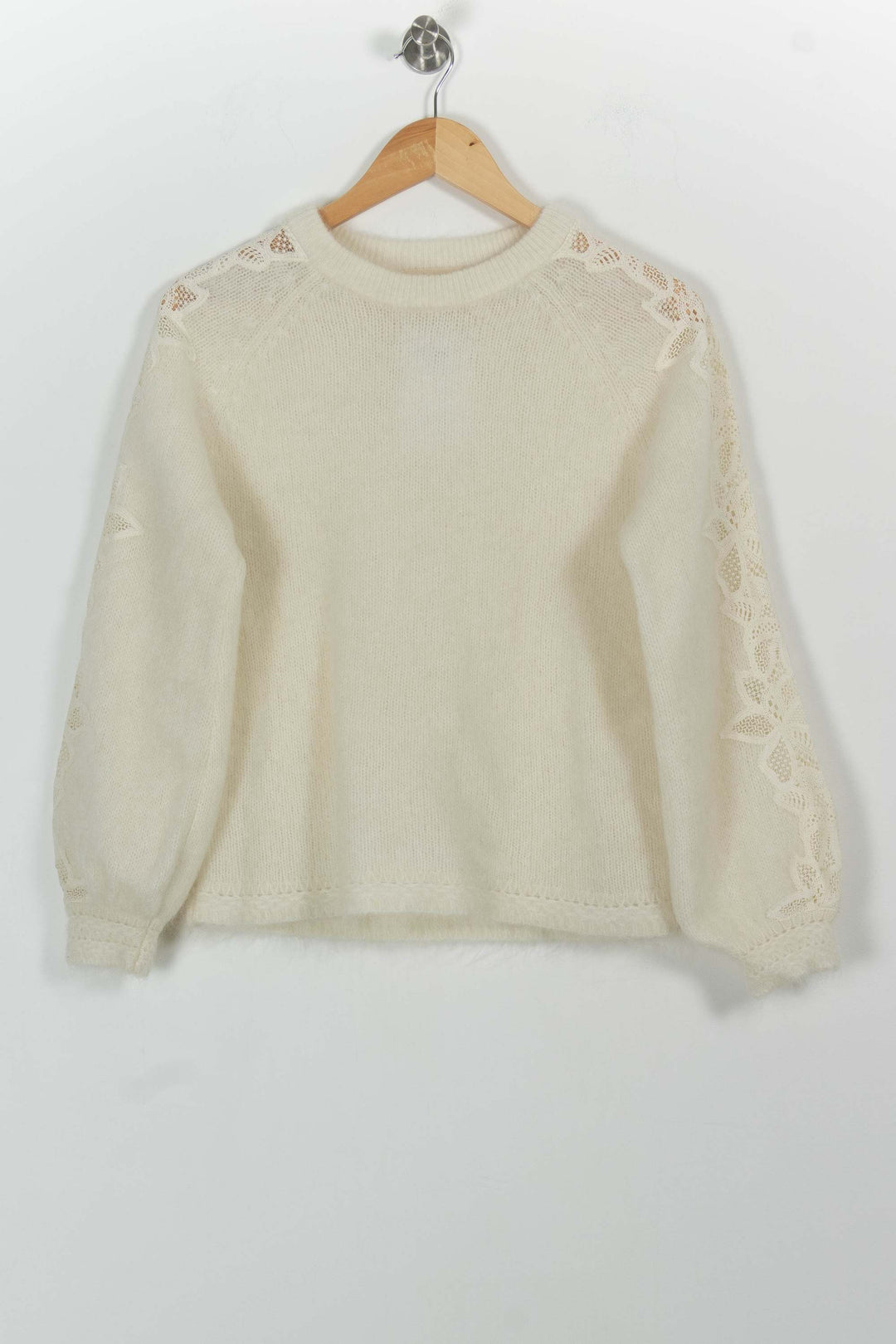 Pull Blanc - Taille S/36 de la marque Sézane | PARAD100914 - Vendu par Paradigme - Image 2